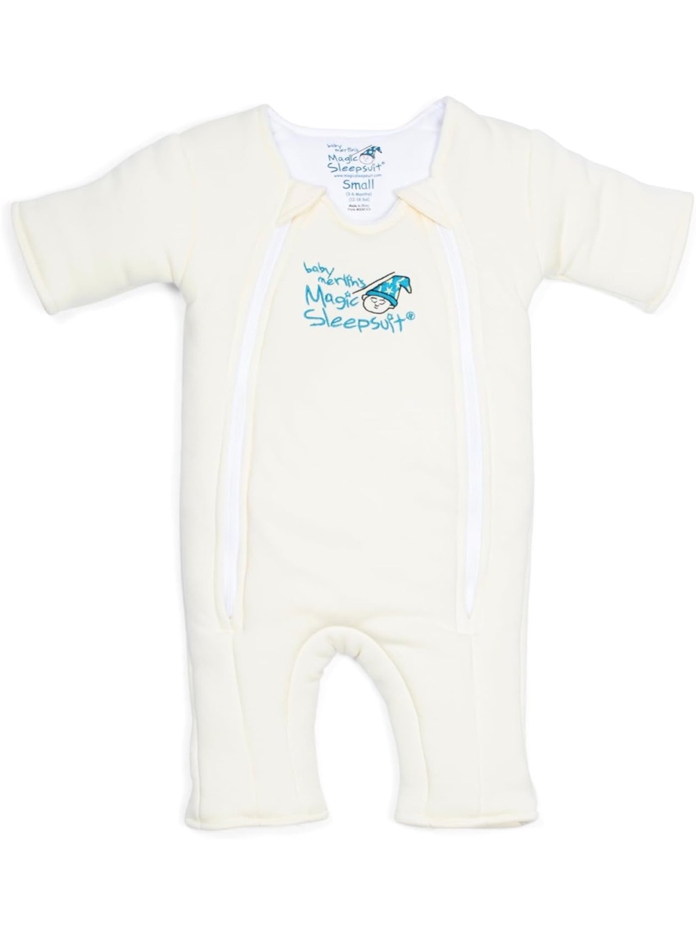Baby Merlin’s Magic Sleepsuit, Cream, Size Small